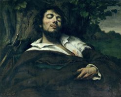 The Wounded Man by Gustave Courbet