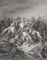 Abishai Saves The Life Of David by Gustave Dore