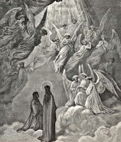 Angels In Heaven Dante's Divine Comedy Illustration by Gustave Dore