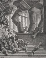Death Of Samson by Gustave Dore