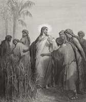 Jesus And His Disciples In The Corn Field by Gustave Dore