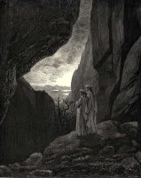 The Inferno, Canto 34, Lines 127&#173;129 by That Hidden Way My Guide And I Did Enter, to Return to The Fair World by Gustave Dore