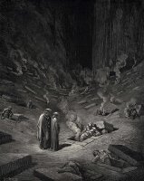 The Inferno, Canto 9, Lines 124126 “he Answer Thus Return’d The Archheretics Are Here, Accompanied by Every Sect Their Followers;” by Gustave Dore