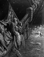 The Mariner Gazes On The Serpents In The Ocean by Gustave Dore