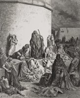 The People Mourning Over The Ruins Of Jerusalem by Gustave Dore