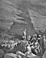 Tower Of Babel Bible Illustration by Gustave Dore