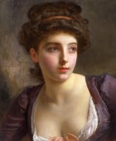 A Court Beauty by Gustave Jean Jacquet