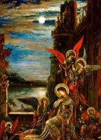 St Cecilia The Angels Announcing Her Coming Martyrdom by Gustave Moreau
