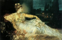 Charlotte Wolter As 'messalina' by Hans Makart