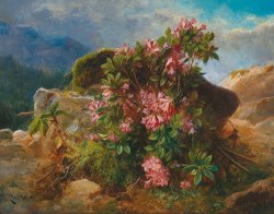 Alpine Flowers by Hans Zatzka