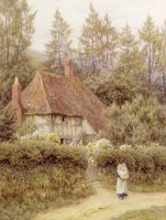 A Cottage near Haslemere by Helen Allingham