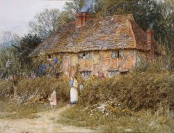 An Old Surrey Cottage by Helen Allingham
