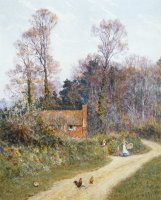 In a Witley Lane by Helen Allingham
