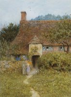 Old Cottage Witley by Helen Allingham
