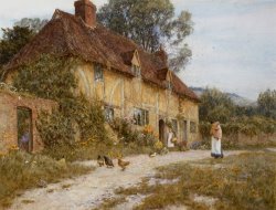 Old Kentish Cottage by Helen Allingham