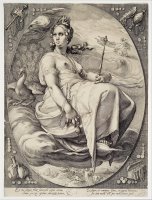 Juno (from The Four Deities) by Hendrick Goltzius