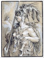 Minerva by Hendrick Goltzius