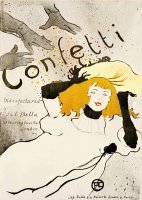 Confetti by Henri de Toulouse-Lautrec