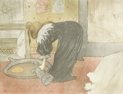 Elles Woman at The Tub by Henri de Toulouse-Lautrec