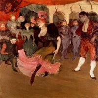 Marcelle Lender dancing the Bolero in Chilperic by Henri de Toulouse-Lautrec
