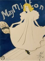 May Milton by Henri de Toulouse-Lautrec