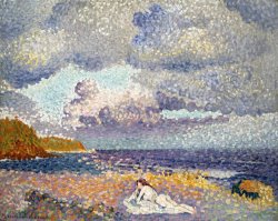 After The Storm (the Bather) by Henri-Edmond Cross