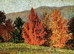 Autumn Landscape by Henri-Edmond Cross