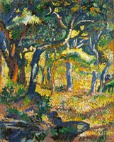 Une Clairiere En Provence (etude) by Henri-Edmond Cross