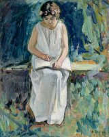 Girl Reading by Henri Lebasque