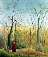 The Walk in the Forest by Henri Rousseau
