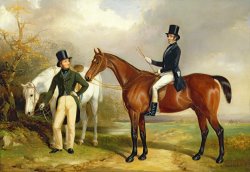 Two Gentlemen Out Hunting by Henry Barraud