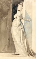 Back View of a Standing Female, Called Mrs. Fuseli by Henry Fuseli