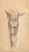 Study of a Back of a Female Nude, Standing by Henry Fuseli