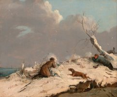 Duck Shooting in Winter by Henry Thomas Alken