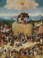 Haywain, Central Panel of The Triptych by Hieronymus Bosch