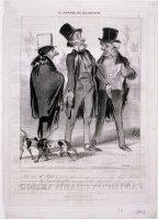 La Journee Du Celibataire by Honore Daumier