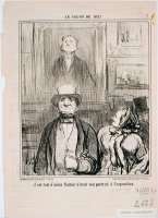 Le Salon De 1857 Comment, C'est Dans Cette Cave Que… by Honore Daumier
