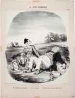 Les Bons Bourgeois Ne L'effraye Pas Eudoxie... by Honore Daumier