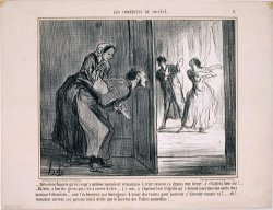 Les Comediens De Societe Dites Donc Baptiste, Qu'est Ce Qu'y Ont Donc… by Honore Daumier