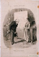 Scenes D'atelier Madame, J'ai Bien L'honneur!... by Honore Daumier