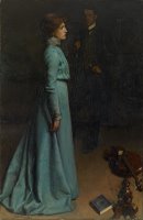 The Lady in Blue (mr And Mrs J S Macdonald) by Hugh Ramsay