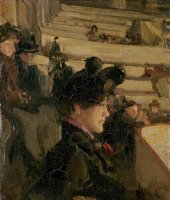 At The Theatre by Isaac Israels