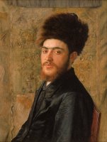 Man with Fur Hat by Isidor Kaufmann