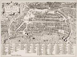 Antique Map of Naples by Italian School