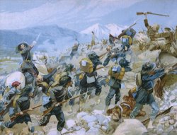 Crimean War and The Battle of Chernaya by Italian School
