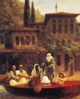 Boat Ride by Kumkapi in Constantinople by Ivan Constantinovich Aivazovsky