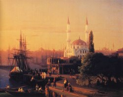 Constantinople Detail by Ivan Constantinovich Aivazovsky