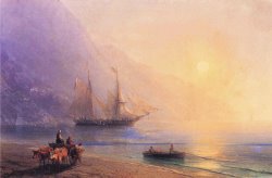 Loading Provisions Off The Crimean Coast by Ivan Constantinovich Aivazovsky