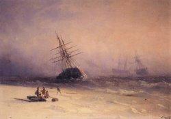 Shipwreck on The Black Sea by Ivan Constantinovich Aivazovsky