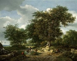 The Great Oak by Jacob Isaacksz. Van Ruisdael